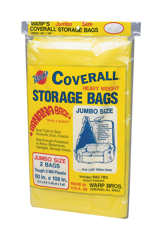 Warp's Jumbo Plastic Yellow Storage Bag