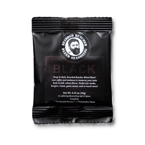 Condimento Black de Bearded Butchers, 0.35 oz (paquete de 30)