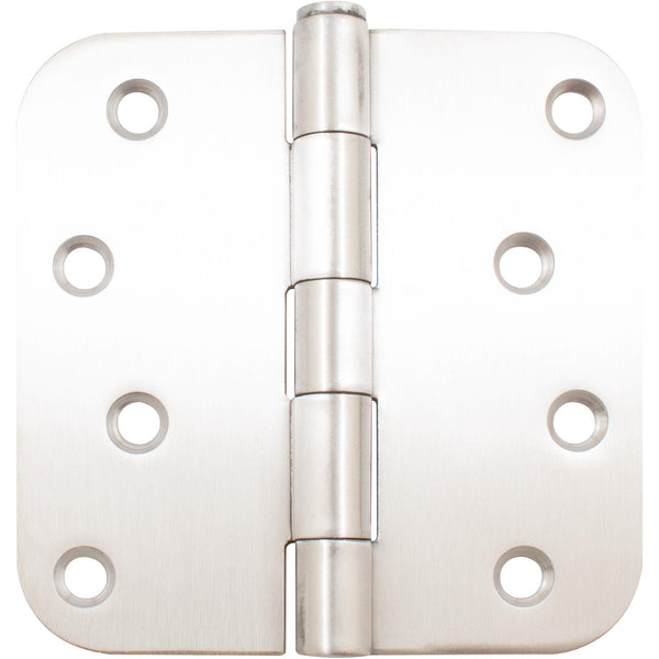 Standard Hinge, 4 Inches, 5/8" Radius Corner, Bulk Pack (100 Each), Satin Stainless Steel by Stone Harbor Hardware