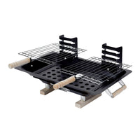 Marsh Allen Hibachi Black Steel Charcoal Table Top Grill 79 H x 15 W x 17 D in.