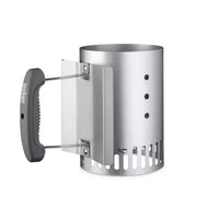 Weber Portable Rapidfire Chimney Starter for Charcoal Grills Compact Design
