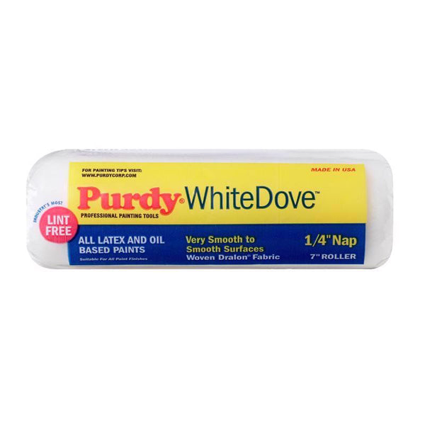 Purdy White Dove Woven Fabric 7 in. W X 1/4 in. Paint Roller Cover 1 pk - Deal of The Week
