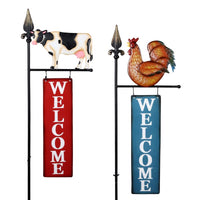 Exhart Assorted Metal 48 in. H Outdoor Garden Stake (Pack of 6)
