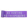 C.H. Hanson Purple Plastic No Hunting No Trespassing Text Barricade Safety Tape 100 L ft. x 6 W in.