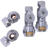 SharkBite 1/2 in. Push X 3/8 in. Compression Brass Straight Stop Valve