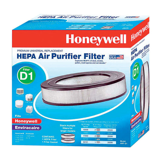 Honeywell HEPAClean 4.3 in. H X 11.2 in. W Round HEPA Air Purifier Filter