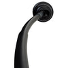 Zenna Home NeverRust Black Curved Shower Curtain Rod 72 in.