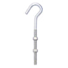 Hampton Medium Zinc-Plated Silver Steel 7.25 in. L Clothesline Bolt Hook 240 lb. 1 pk (Pack of 10)
