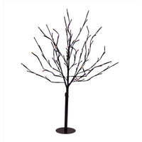Celebrations Orange/Purple 32 in. Double Twinkle Light Burst Halloween Decor (Pack of 6)