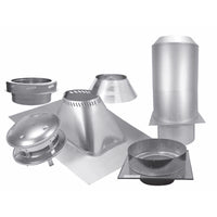 Selkirk Sure-Temp 8 in. D X 22 in. L Stainless Steel Ceiling Support Kit