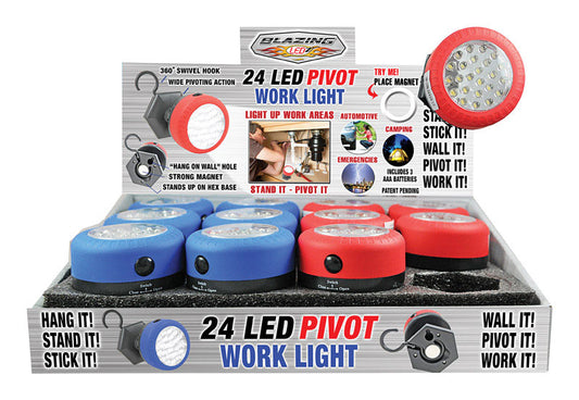 Blazing LEDz Pivot Work Light (Pack of 12)