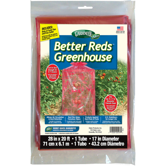 Better Reds Red 28 in. W Greenhouse Cloche