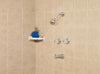OakBrook Essentials 2-Handle Chrome Tub and Shower Faucet