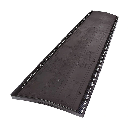 GAF Cobra 0.875 in. H x 11.5 in. W x 4 ft. L Black Plastic Roof Vent (Pack of 10)