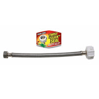 Fluidmaster 3/8 in. Compression X 7/8 in. D Ballcock 20 in. Braided Stainless Steel Toilet Supply Li - Deal of The Week