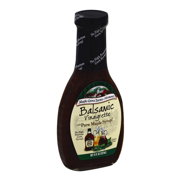 Maple Grove Farms - Salad Dressing - Maple Balsamic - 8 Fl oz. (Pack of 12)