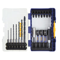Irwin 1/4 in. Steel Impact Drill Bit Set 19 pc