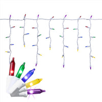 Celebrations Classic LED T5 Multicolored 100 ct Icicle Christmas Lights 6 ft. - Deal of The Week