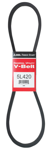Mitsuboshi FHP 5L420 General Utility V-Belt 0.63 in. W X 42 in. L For Fractional Horsepower Motors
