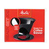 Melitta Ready Set Joe 1-Cup Black Pour-Over Coffee Brewer