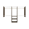 Easy Track 72 in. H X 14 in. W X 96 in. L Wood Deluxe Starter Closet Kit