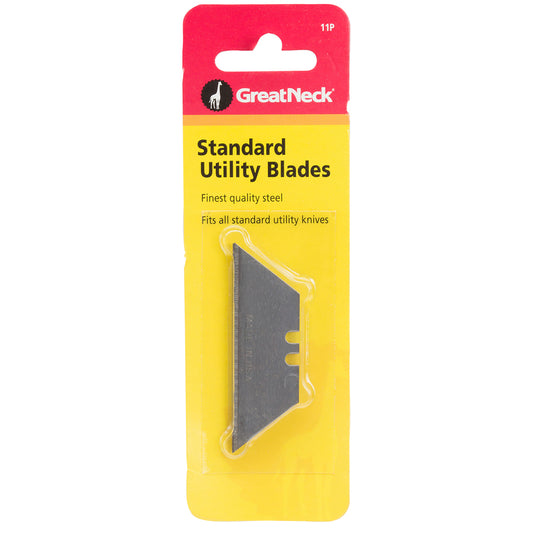 Great Neck 0.25 in. Steel Utility Blade 2.25 in. L 5 pc