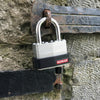 Kwikset 1-9/16 In. Laminated Steel Keyed Alike Padlock with Hardened Steel Shackle 2KA