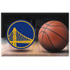 NBA - Golden State Warriors Rubber Scraper Door Mat