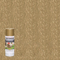 Rust-Oleum Stops Rust Gloss Gold Rush Spray Paint 12 Oz. (Pack Of 6)