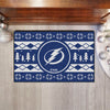 NHL - Tampa Bay Lightning Holiday Sweater Rug - 19in. x 30in.
