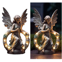 Alpine Polyresin Multi-color 14 in. Statuary