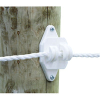 Patriot Wood Post Claw Insulator, White, JUMBO-25 PK