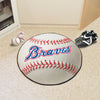 MLB - Atlanta Braves Retro Collection Baseball Rug - 27in. Diameter - (1974)