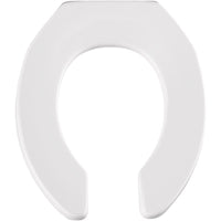 Bemis Round White Plastic Toilet Seat - Open Box