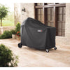 Weber Summit Kamado S6 Grill Cover Black 36 x 44.5 Inch Weather Resistant Protection 