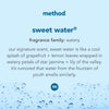 Method Sweet Water Scent Gel Hand Wash 12 oz. (Pack of 6)