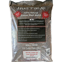 Hull Farm 100% Natural Cocoa Shell Mulch, 2 Cu Ft