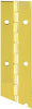 National Hardware 48 in. L Brass-Plated Continuous Hinge 1 pk