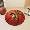 West Virginia State University Basketball Rug - 27in. Diameter