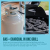 Char-Broil Bistro Pro 1 Burner Natural Gas Grill Gray