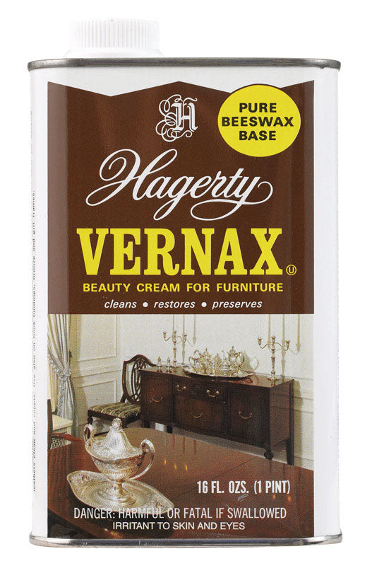 Hagerty No Scent Beeswax Base Liquid Cream Furniture Polish 16 oz.