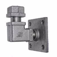 STZ Industries 1/2 in. FIP each X 1/2 in. D FIP Black Malleable Iron Pipe Hook