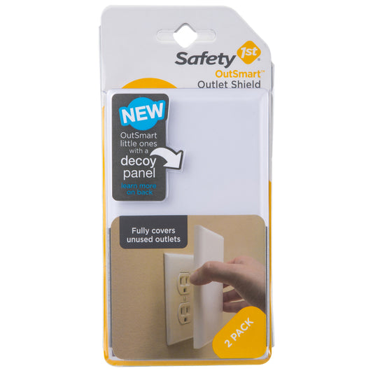 Safety 1st OutSmart White Plastic Outlet Shield