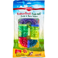 Kaytee CritterTrail Fun-Nels Twist & Turn Tubes, 10-Piece Set, Assorted Colors