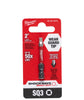 Milwaukee Shockwave Square #3 X 2 in. L Screwdriver Bit Steel 1 pc