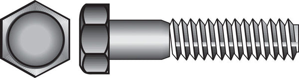 Perno hexagonal de acero galvanizado de 1/2 pulg. de diámetro x 11 pulg. de largo de Hillman, paquete de 25