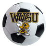 West Virginia State University Soccer Ball Rug - 27in. Diameter