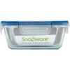 Snapware Clear/Green Lock Top Container 4-Cups Capacity (Pack of 4 )