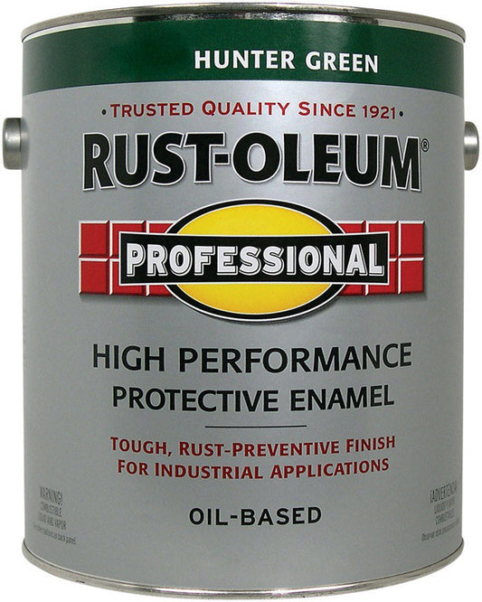 Rust-Oleum Professional High Performance Gloss Hunter Green Protective Enamel Indoor and Outdoor (Pack of 2)
