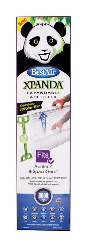 BestAir XPANDA 20 in. W X 25 in. H X 4 in. D 13 MERV Pleated Air Filter (Pack of 2)